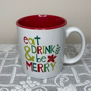 Festive Mug with Red Interior